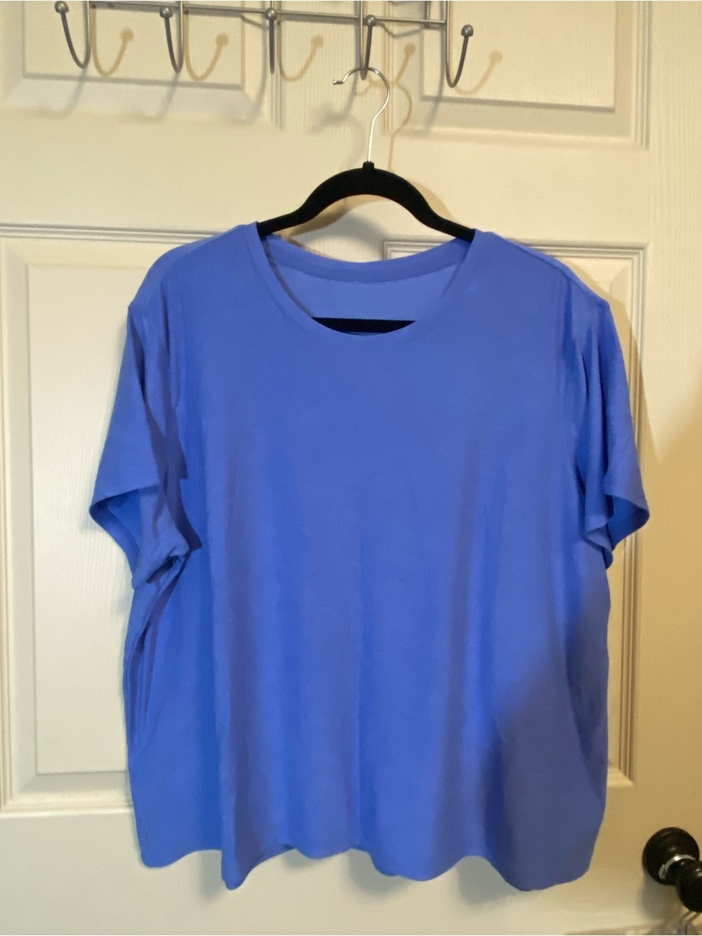 Women's Short-Sleeve Crewneck Shirt - Blue